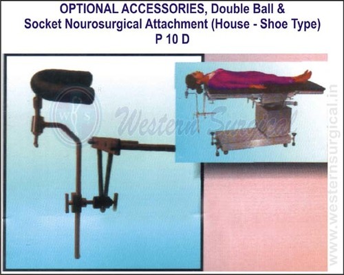 Double Ball & Socket Neurosurgical Attachment (Horse-shoe type)