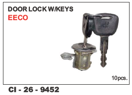 Car Door Lock w/keys EECO