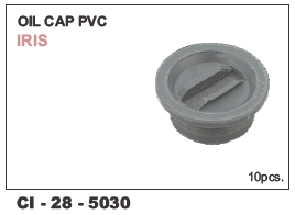 Car Oil Cap PVC IRIS - Durable PVC Material Suitable for 4-Wheeler Vehicles | Warranty Included for Reliable Performance