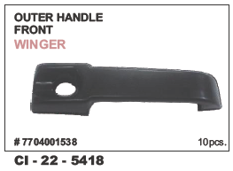 Car Outer Handle Front WINGER
