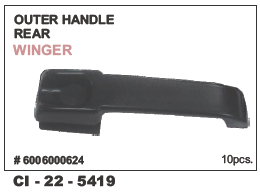 Car  Outer Handle Rear WINGER