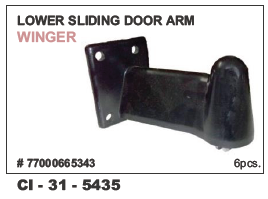 Car  Lower Sliding Door Arm WINGER
