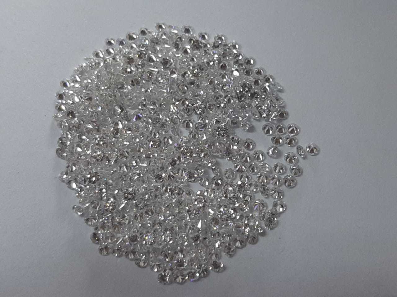 Cvd Diamond 1.45mm GHI VS SI Round Brilliant Cut Lab Grown HPHT Loose Stones TCW 1