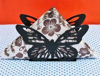 Modern Decorative Paper Napkin Holder For Kitchen Countertops, Dinner Tables, Picnic Tables - 6l X 2w X 4h | Wood Material, Indoor & Outdoor Use, Attractive Rustic Design