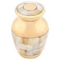 Diamond II Brass Metal Token Cremation Urn