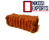 Brown Coir Fiber - 30cm Length, Dark Brown Color | Pest Resistant, Smooth Texture, Ideal For Mattresses And Upholstery