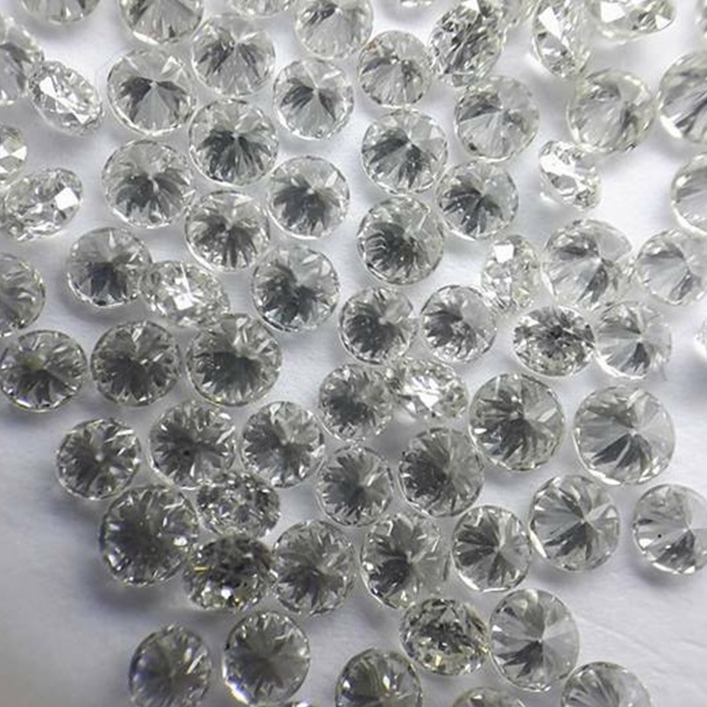 Cvd Diamond 2.30mm GHI VS SI Round Brilliant Cut Lab Grown HPHT Loose Stones TCW 1