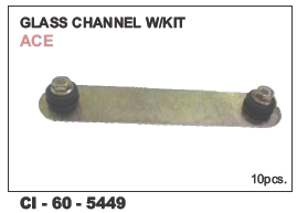 Car Glass Channel w/Kit ACE - Durable Design, 4-Wheeler Compatibility, Includes Warranty | Ideal for Vehicle Window Installation and Maintenance