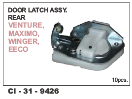 Car  Door  Latch Assy Rear VENTURE, MAXIMO,Winger, EECO  L/R