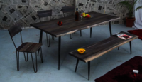 Wooden Dining Table Set Flauna