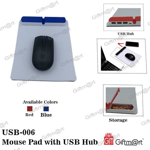 Mouse pad with USB Hub