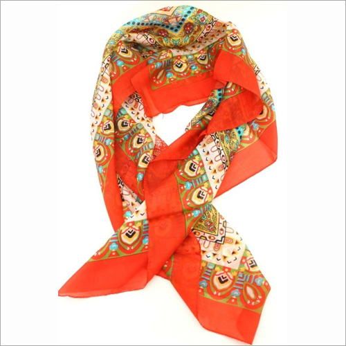 Ladies Printed Scarf - Multicolor, Soft Fabric | Perfect for Daily Use in Spring, Summer, and Winter