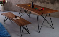 Dining Table Set Iron Base Composer