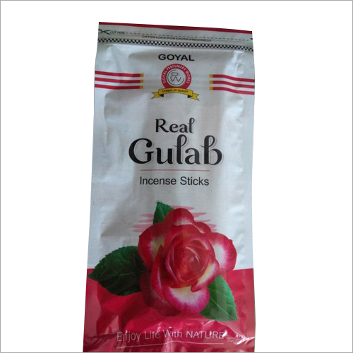Gulab Incense Stick - Wood, 10cm Length, 0.5cm Diameter | Soothing Rose Fragrance, Long Lasting, Calm Environment