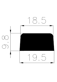 Strip rubber Profile