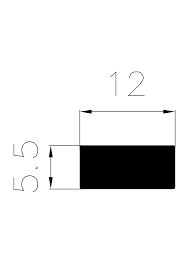 Strip rubber Profile