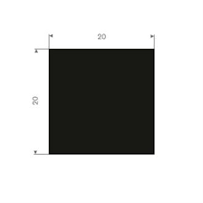 Strip rubber Profile