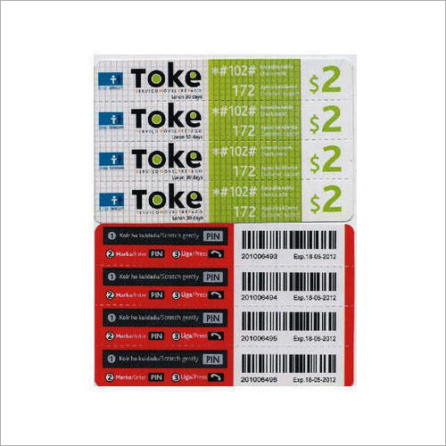 Plastic Promotional Scratch Card