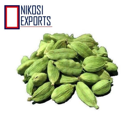 Green Cardamom - 8 Mm Bold Green Seeds | Grade A, Fresh, 1 Year Shelf Life, Carton Box Packaging