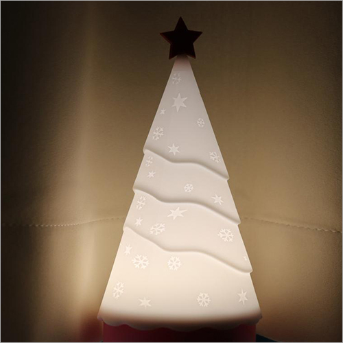 Silica Gel Rechargeable Christmas Tree LED Night Light