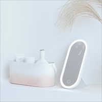 High End Mini Portable Gradient Color Led Cosmetic Mirror