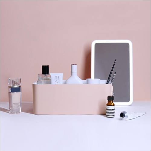 Portable LED Light Vanity Mirror With Makeup Case