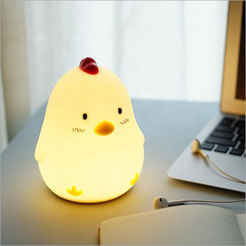 LED Night Light USB Charger Desk Table Clock