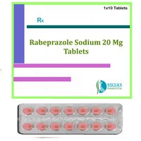 Rabeprazole Sodium - 20 Mg Tablets | Suitable For Aged Persons, Recommended For Acidity Relief, Quality Assured By Iso 9001:2015, Who, Gmp, Glp Certifications