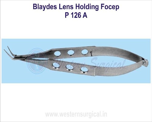 Blaydes lens holding forcep