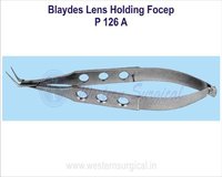Blaydes lens holding forcep