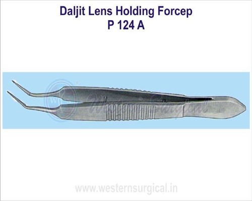 Daljit Lense holding forcep