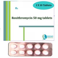 Roxithromycin 50 Mg Tablets - 50 Mg Dosage, General Medicine, Tablet Form | Recommended For: Rox003, Storage: 25â°c, Suitable For All