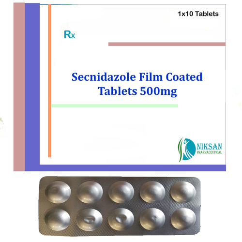 Secnidazole Film Coated 500mg Tablets