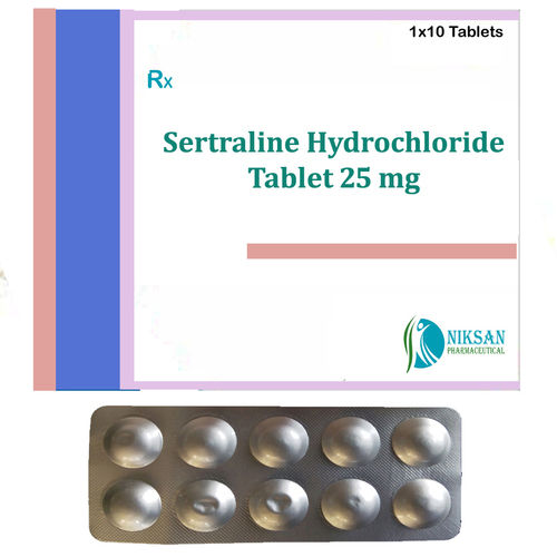 Sertraline Hydrochloride 25 Mg Tablets General Medicines