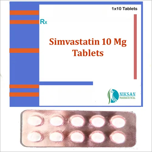 Simvastatin 10 Mg Tablets General Medicines