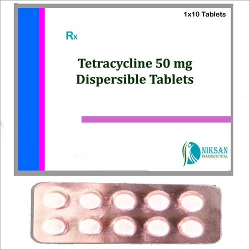 Tetracycline 50 Mg Dispersible Tablets General Medicines