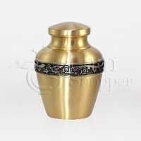 Avalon Series Blackstone Brass Keepsake Cremation Urn