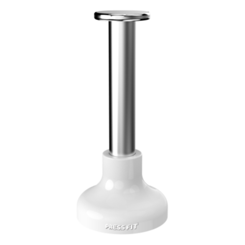 Round Cable Casing Clip - Thermoplastic Polymer, Standard Size, White Color | Easy to Use, Rugged Body, Smooth Finish