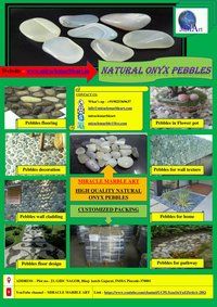 High Polished Cheap Price Aquarium Smooth Natural Onyx Pebbles Stone aquarium substrate