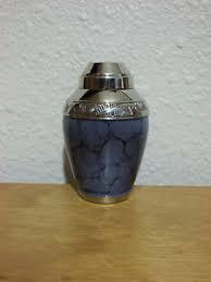 Burgundy Plum Alloy Small Brass Keepsake Cremation Urn