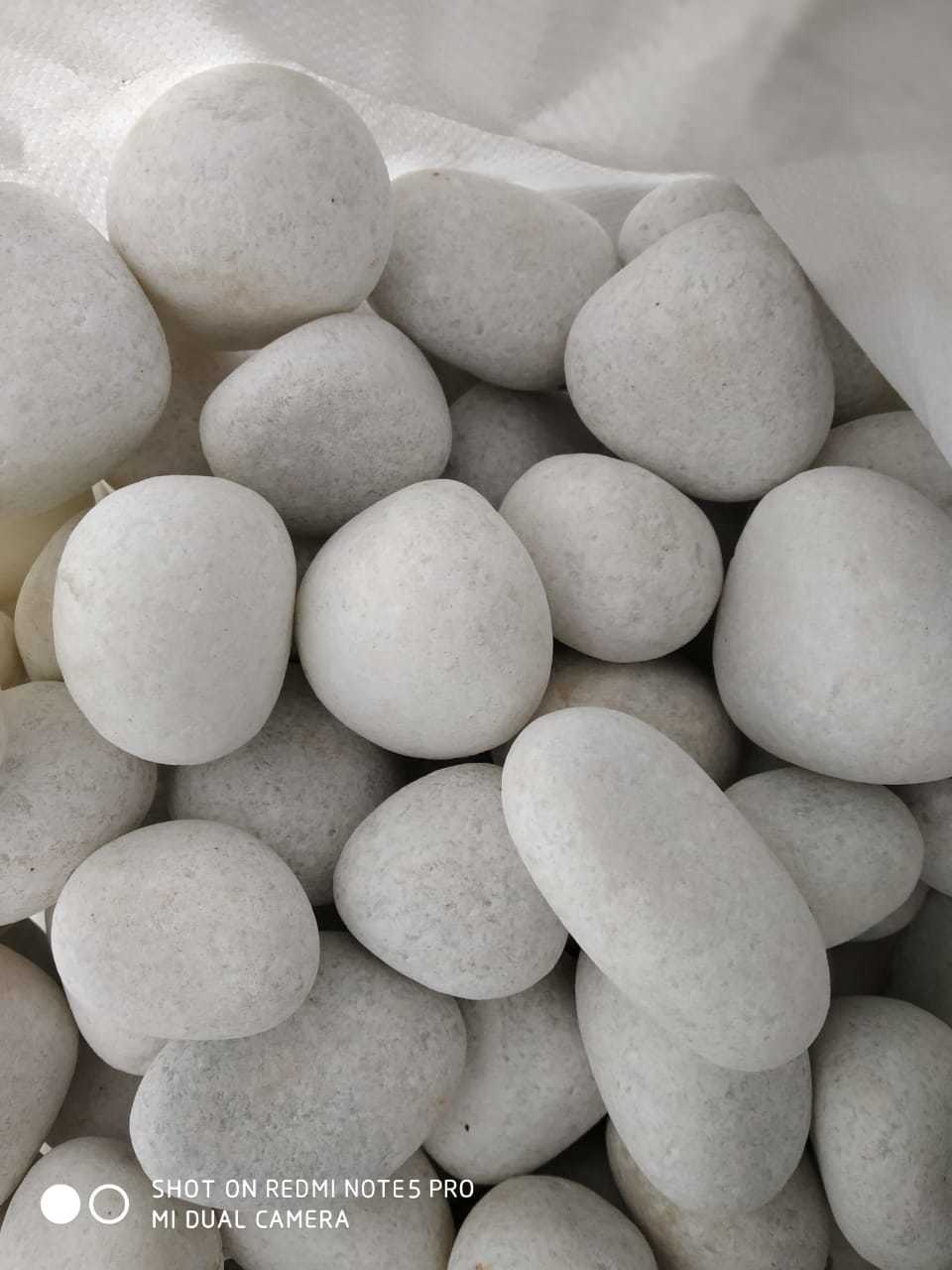 Home And Garden showpiece Super White machine Polish Pebble Wash Gravels