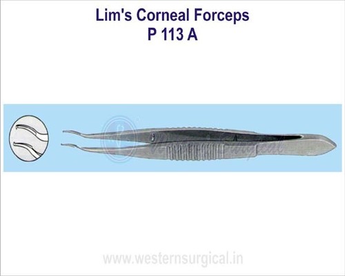 Lim's corneal forceps