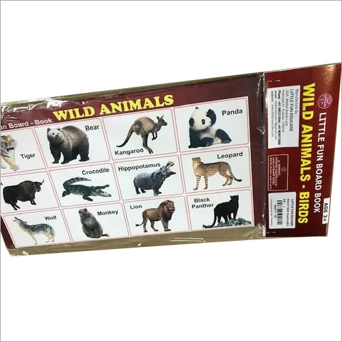 Paper Board Book Wild Animal & Birds