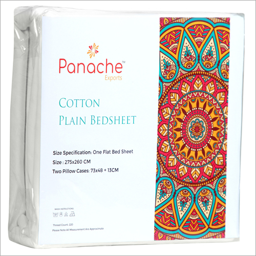 Cotton Plain Bed Sheet