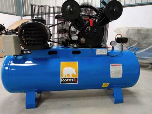 Reciprocating Air Compressor - Metal Construction, 220 Voltage | New Condition, High Performance