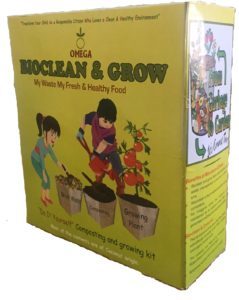 Bioclean Grow Kit - 95% Purity Organic Granular Compost , Brown Color Ideal for Gardening