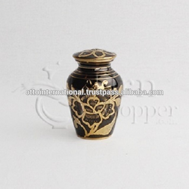 Antiqua II Brass Token Cremation Urn