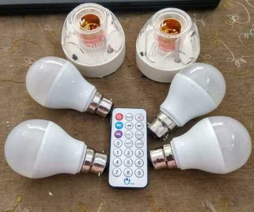 Black Led Bulb Remote Holder