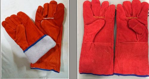 Leather Red Winter Weding Leahter Gloves