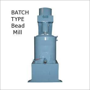 High Efficiency Batch Type Bead Mill